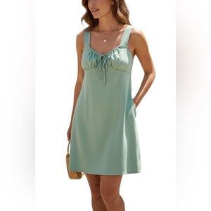 SO Goods For Life Babydoll Mini Dress Women’s Medium Cottagecore Coquette Chic